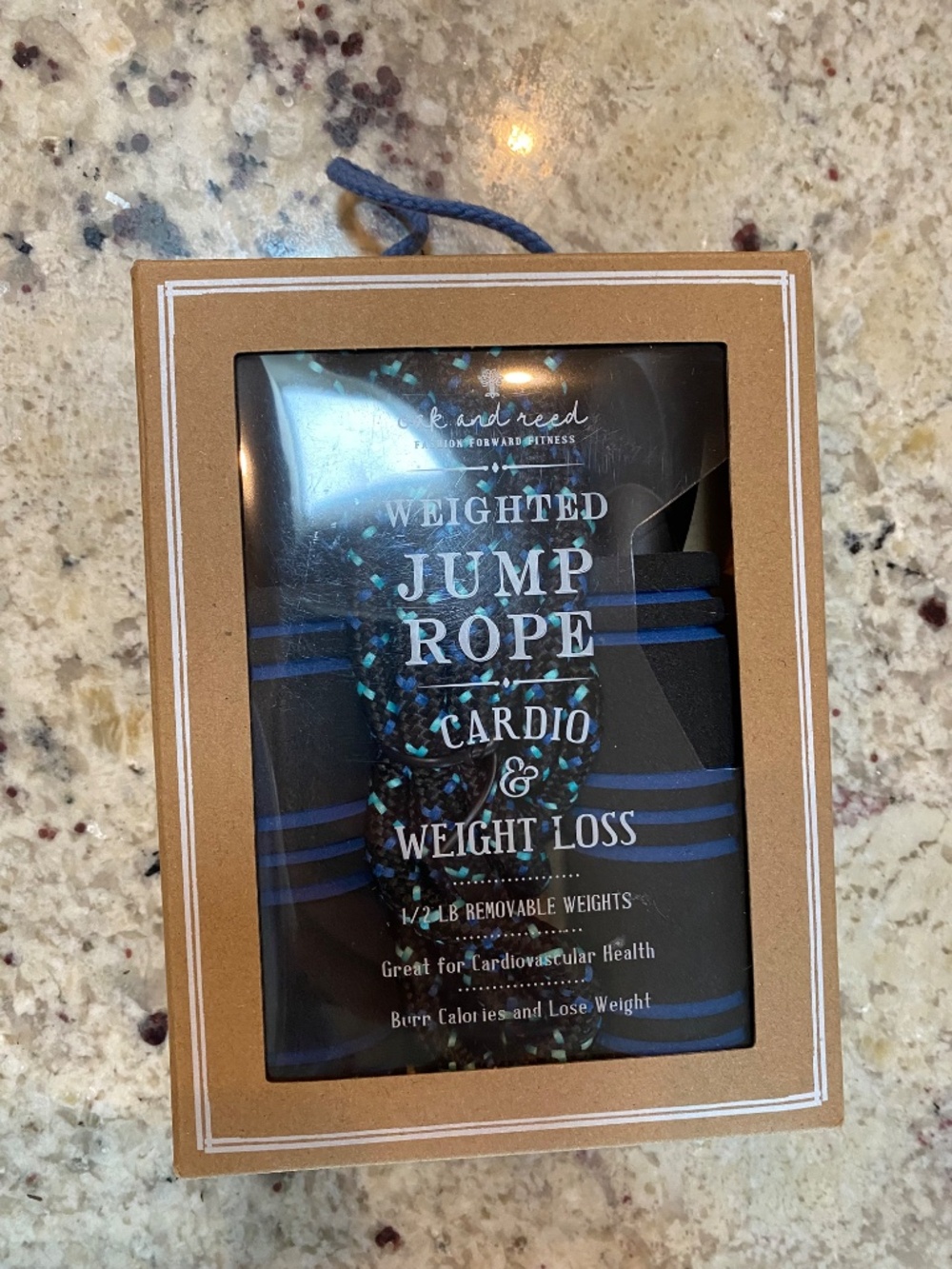 Oak and Reed Weighted Jump Rope NEW - Picture 2 of 3